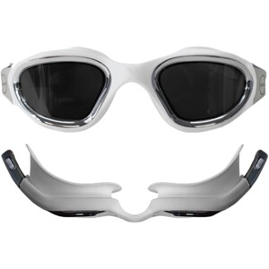 2024 Zone3 Vapour Swim Goggles SA18GOGVA102 - White / Silver